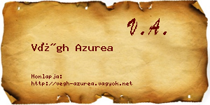 Végh Azurea névjegykártya